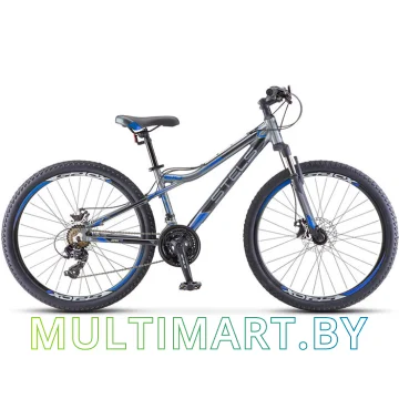 Горный велосипед Stels Navigator 610 MD 26 V050 р.14 (антрацитовый/синий)